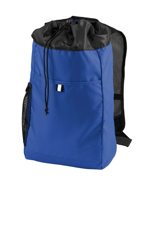 Port Authority Hybrid Backpack BG211 Royal/ Black