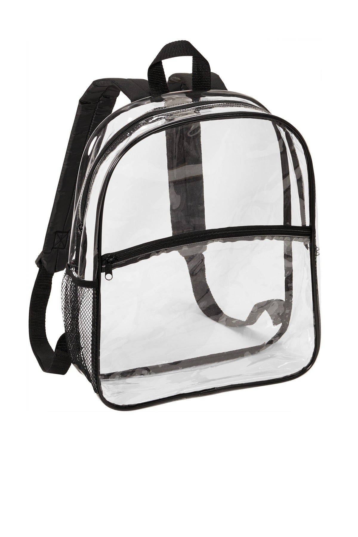 Port Authority Clear Backpack BG230 Clear/ Black