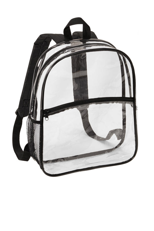 Port Authority Clear Backpack BG230 Clear/ Black