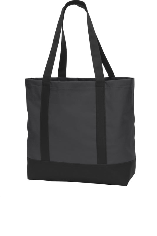 Port Authority Day Tote BG406 Dark Charcoal/ Black