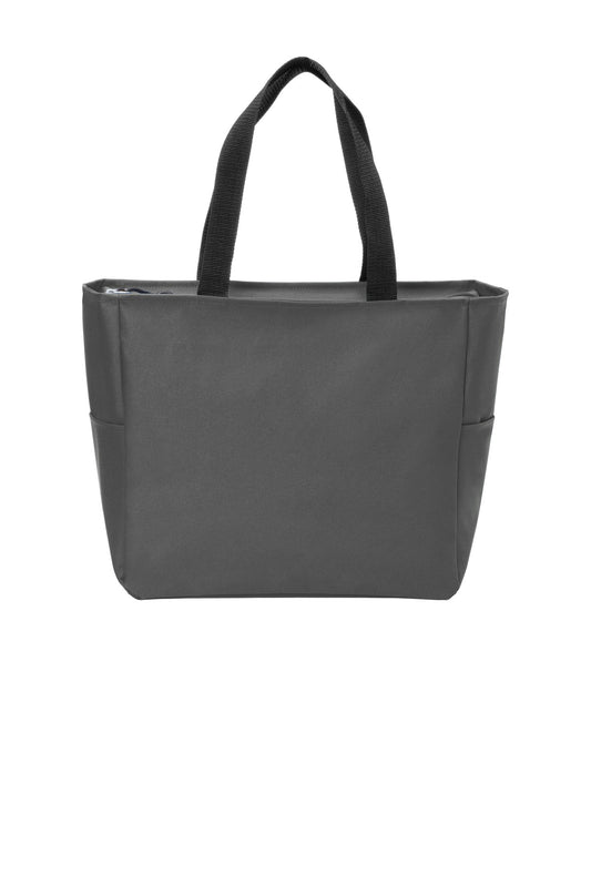 Port Authority Essential Zip Tote BG410 Dark Charcoal