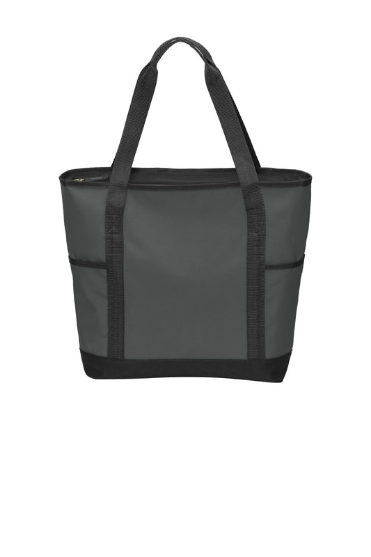 Port Authority On-The-Go Tote BG411 Dark Charcoal/ Black