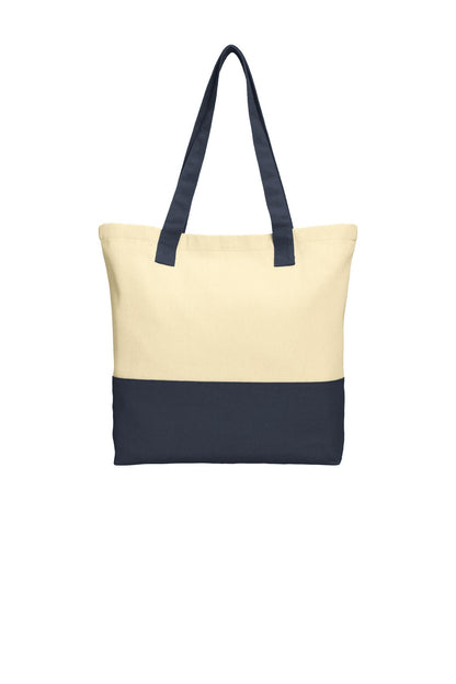 Port Authority Colorblock Cotton Tote