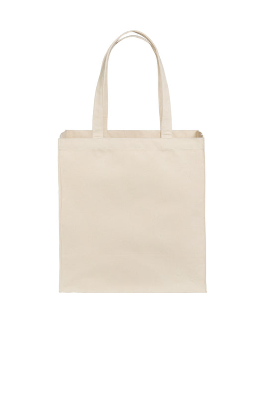 Port Authority Cotton Canvas Over-the-Shoulder Tote BG426 Natural