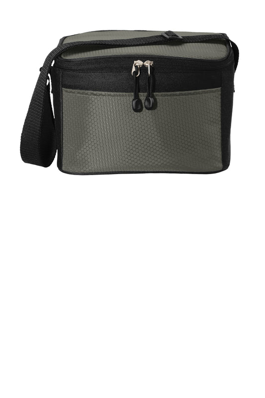 Port Authority 6-Can Cube Cooler BG512 Grey/ Black