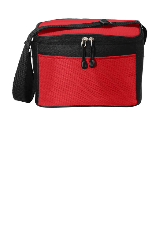 Port Authority 6-Can Cube Cooler BG512 Red/ Black