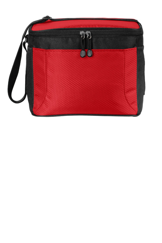 Port Authority 12-Can Cube Cooler BG513 Red/ Black