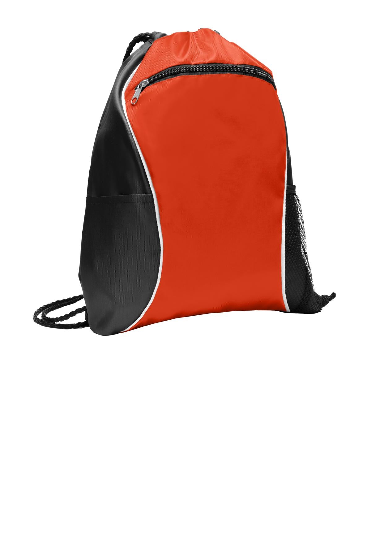 Port Authority Fast Break Cinch Pack BG613 Pop Orange