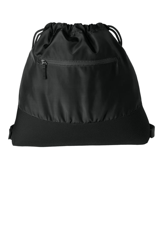 Port Authority Agility Mesh Pocket Cinch BG619 Deep Black