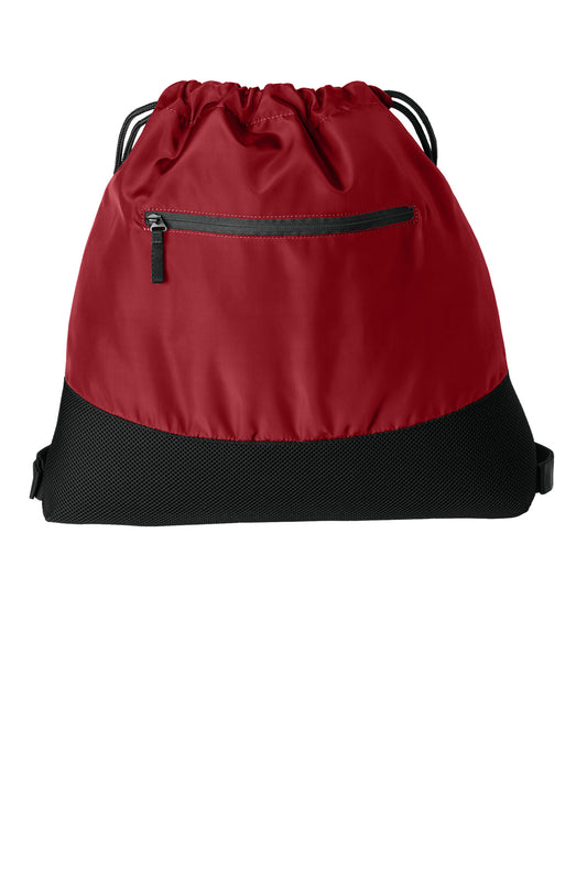 Port Authority Agility Mesh Pocket Cinch BG619 Rich Red