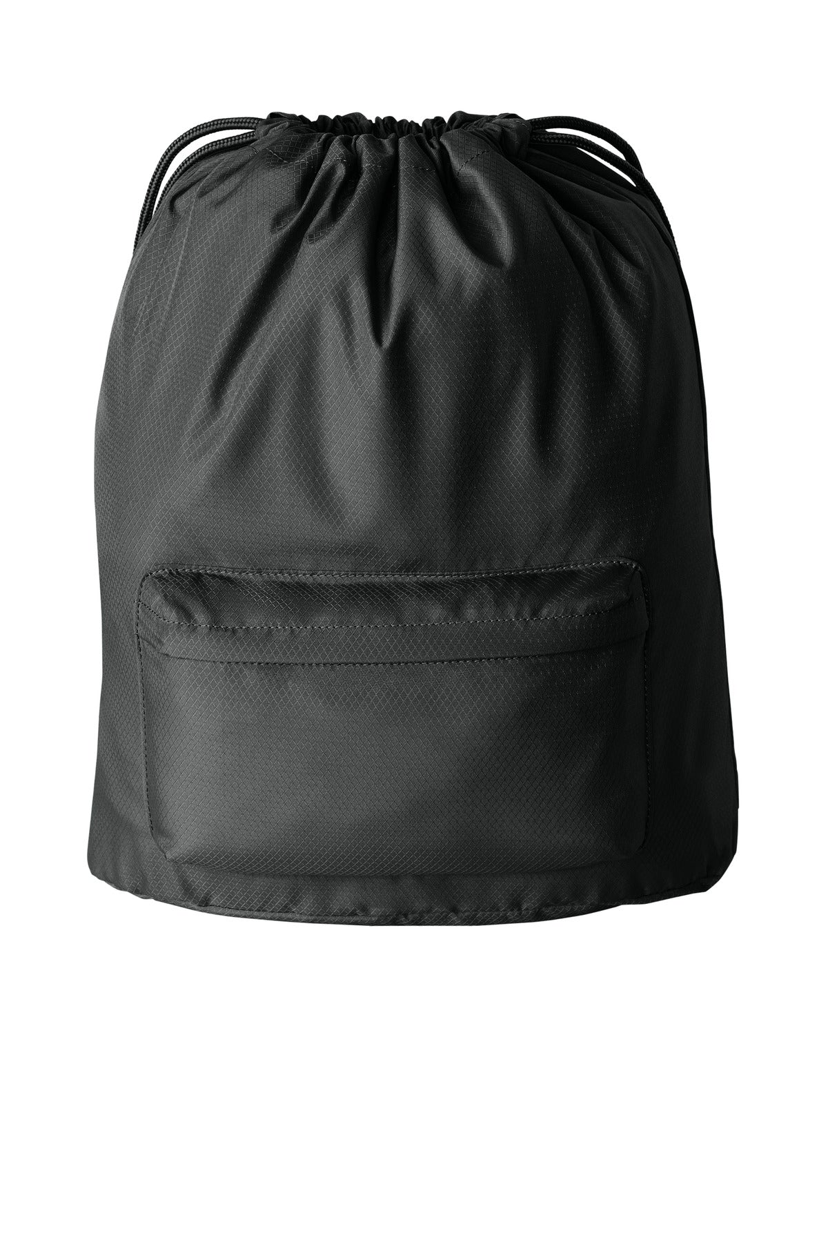 Port Authority Diamond Pocket Cinch BG637 Deep Black