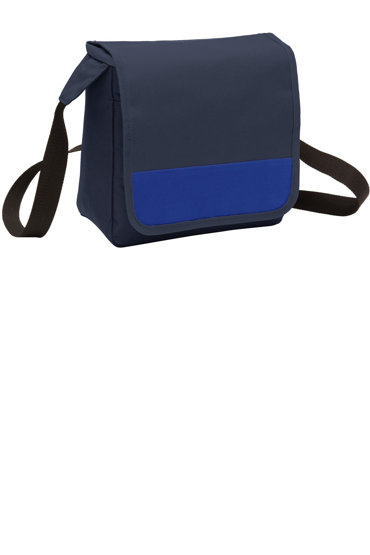 Port Authority Lunch Cooler Messenger BG753 Navy/ Twilight Blue