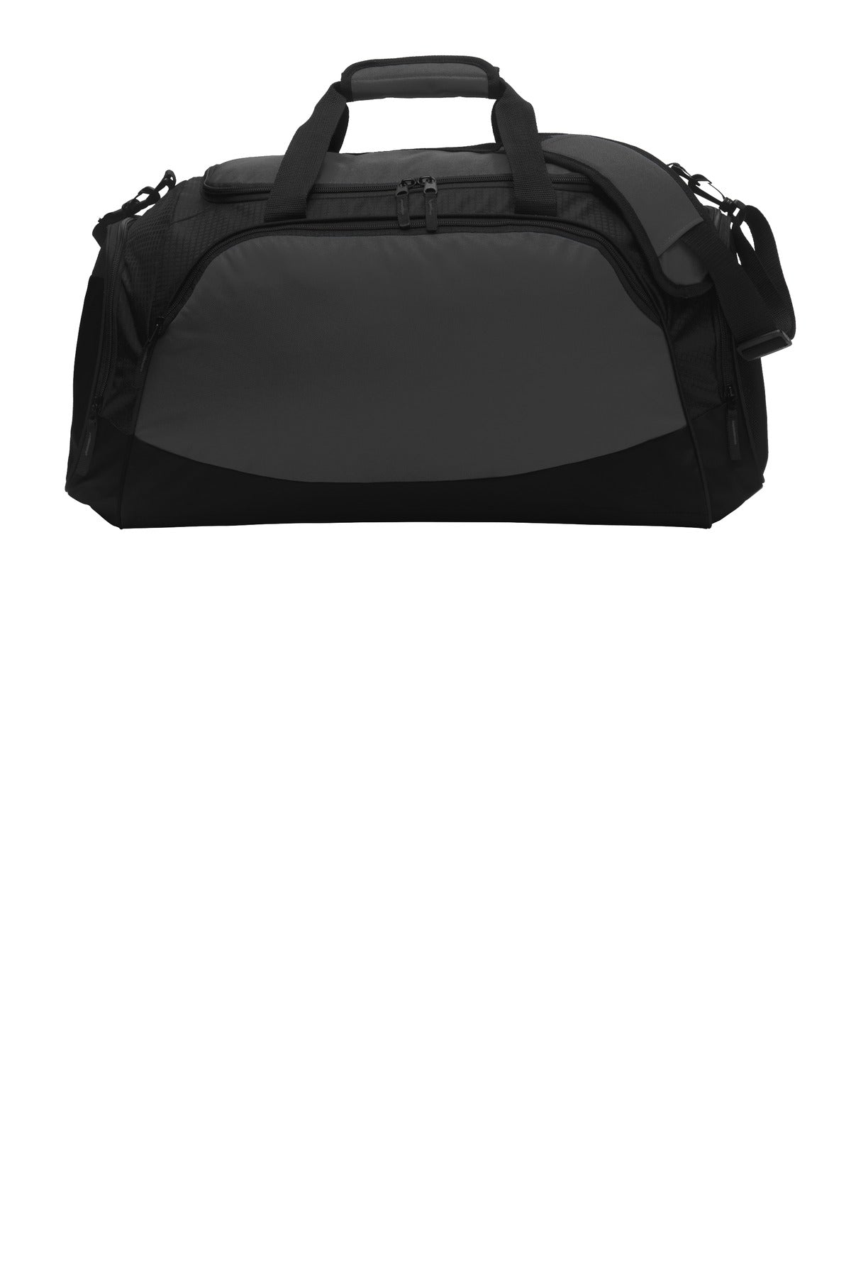 Port Authority Medium Active Duffel BG801 Dark Charcoal/ Black