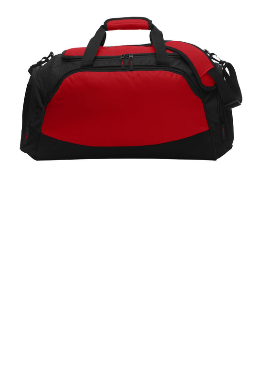 Port Authority Medium Active Duffel BG801 True Red/ Black