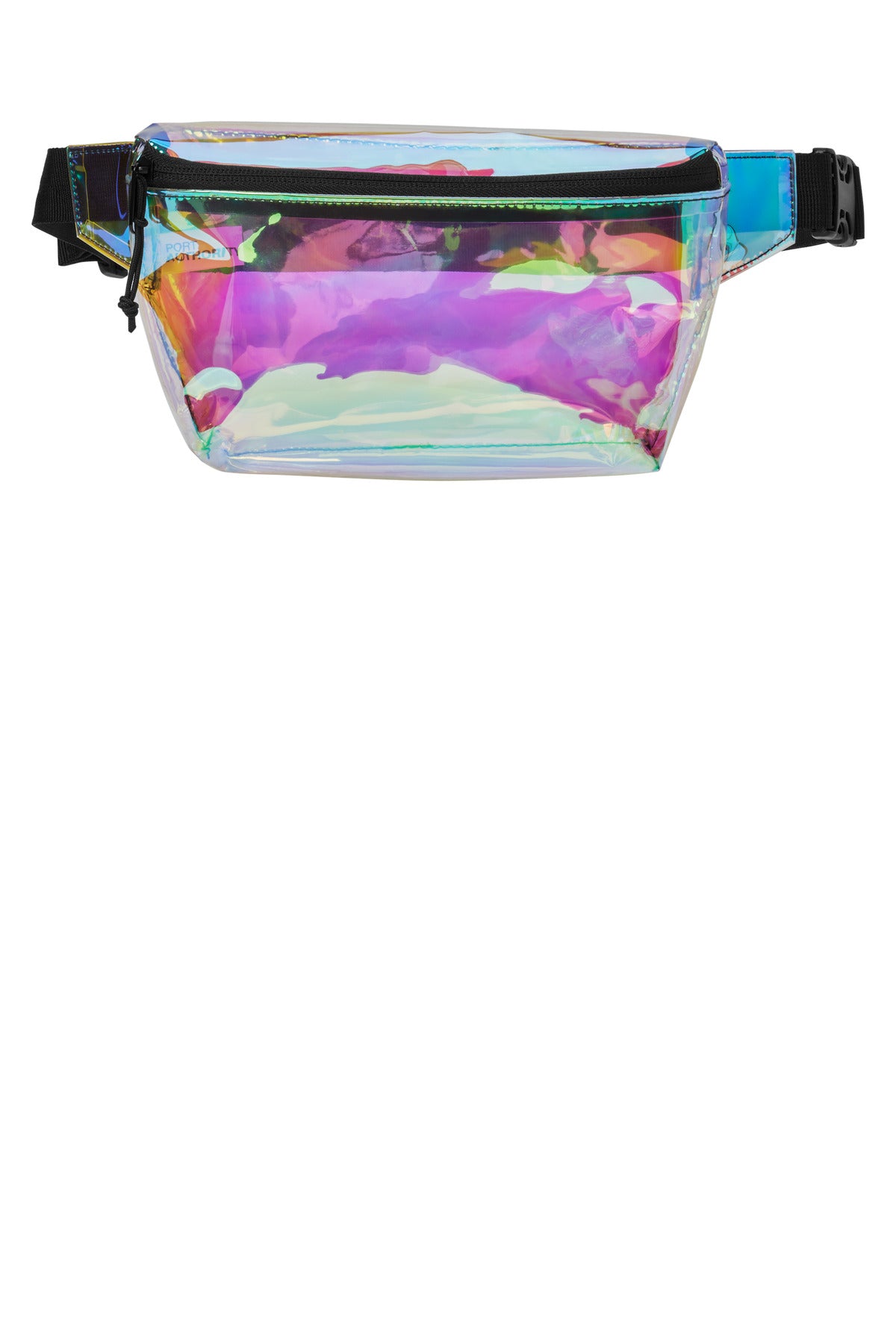 Port Authority Clear Hip Pack BG930 Iridescent/ Black