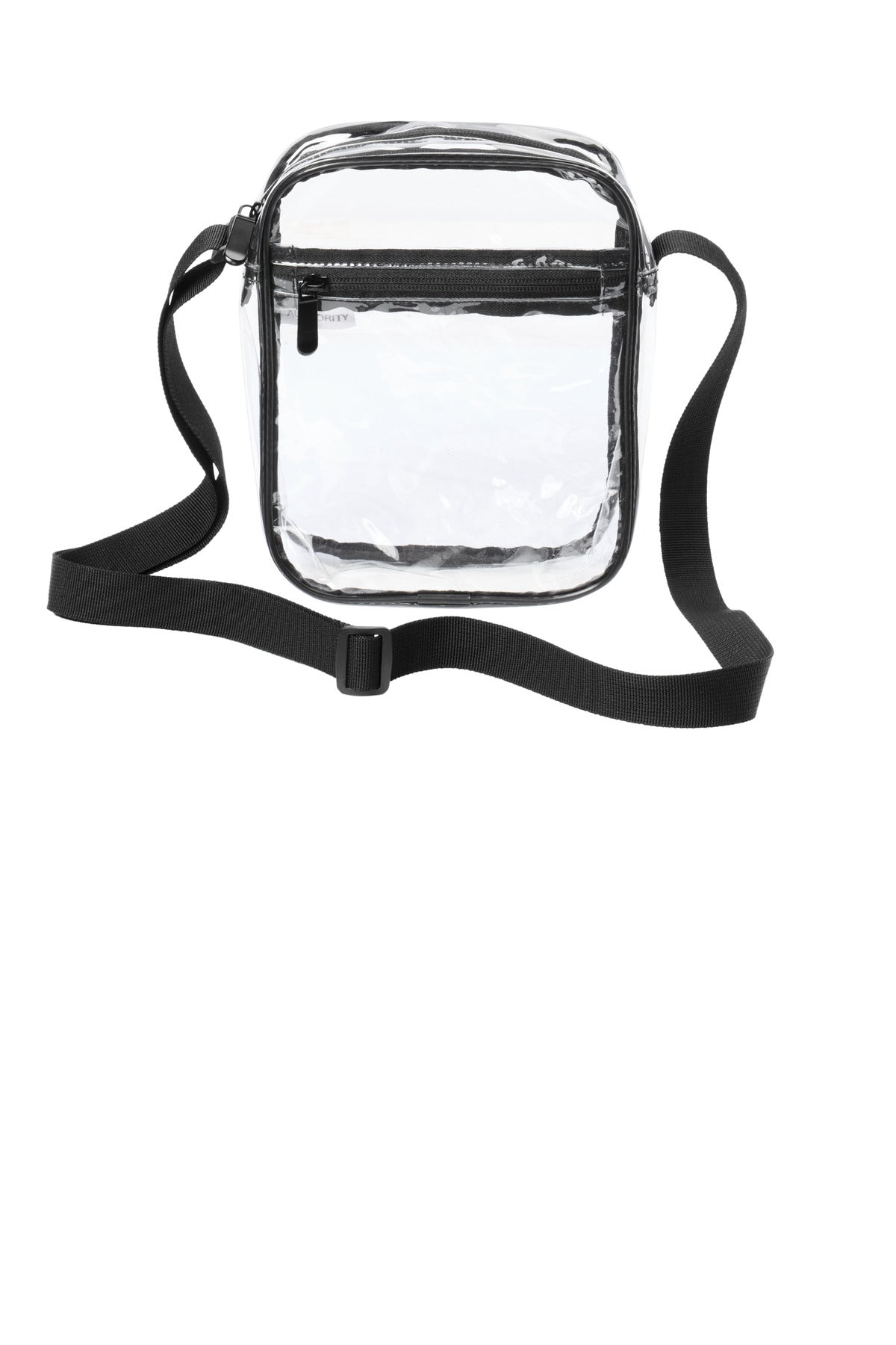 Port Authority Clear Crossbody Bag BG931 Clear/ Black