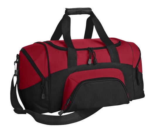 Port Authority - Small Colorblock Sport Duffel BG990S True Red/ Black