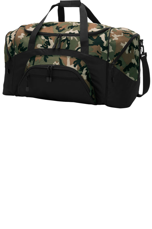 Port Authority - Standard Colorblock Sport Duffel BG99 Military Camo/ Black