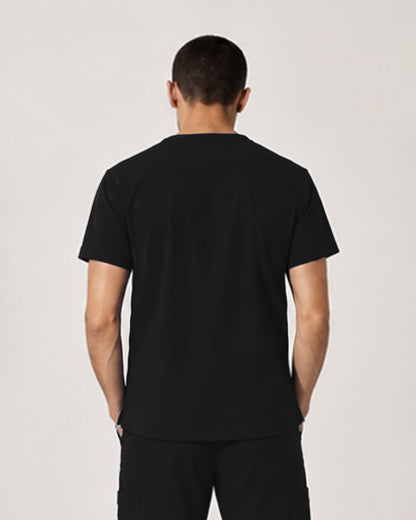 Foundry Men's 1505 Cobalt Men'S 1 Pocket V-Neck Top Black