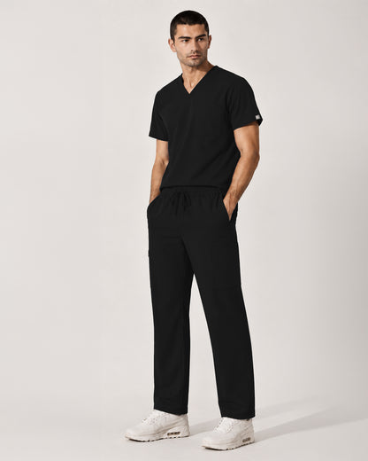 Foundry Men's 1505 Cobalt Men'S 1 Pocket V-Neck Top Black