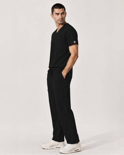 Foundry Men's 1505 Cobalt Men'S 1 Pocket V-Neck Top Black