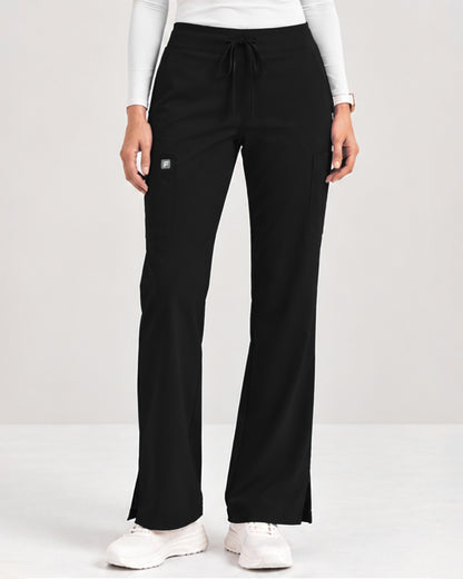 Foundry Women's 2005 Jasmine 5 Pocket Mini Flare Cargo Pant Black