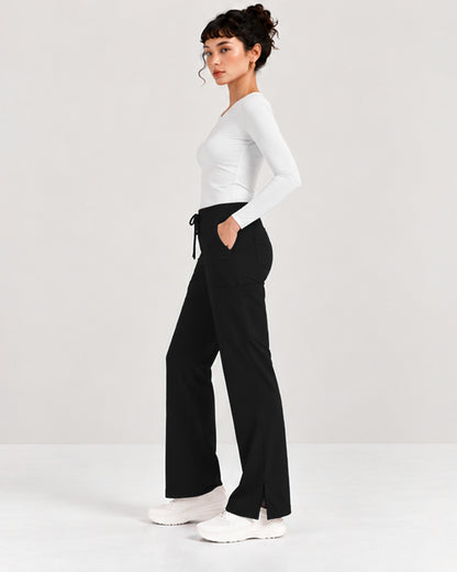 Foundry Women's 2005 Jasmine 5 Pocket Mini Flare Cargo Pant Black