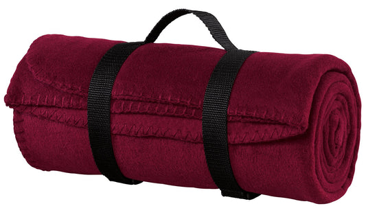 Port Authority - Value Fleece Blanket with Strap BP10 Maroon