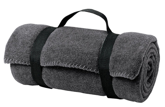 Port Authority - Value Fleece Blanket with Strap BP10 Midnight Heather