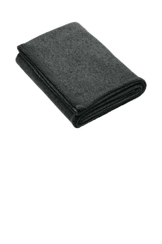Port Authority Arc Sweater Fleece Blanket BP46 Deep Smoke Heather