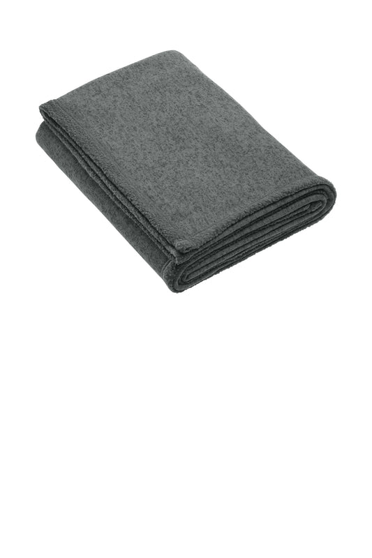 Port Authority Arc Sweater Fleece Blanket BP46 Grey Smoke Heather