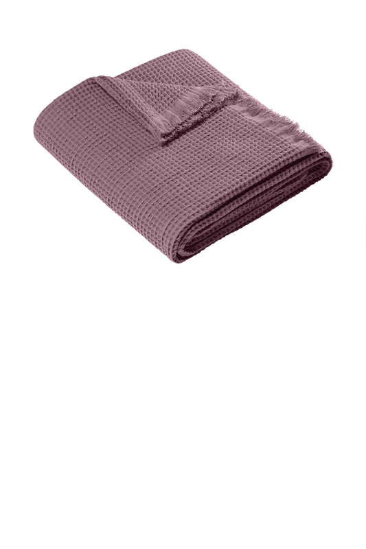 Port Authority Waffle Throw BP92 Dusky Orchid