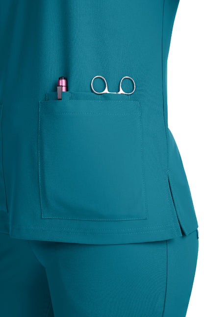 Cureology C101 Cardi Top Teal