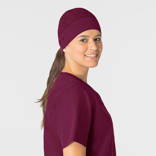 Force Essentials C40013 Unisex Beanie Scrub Hat Wine Model Image Front | Carhartt