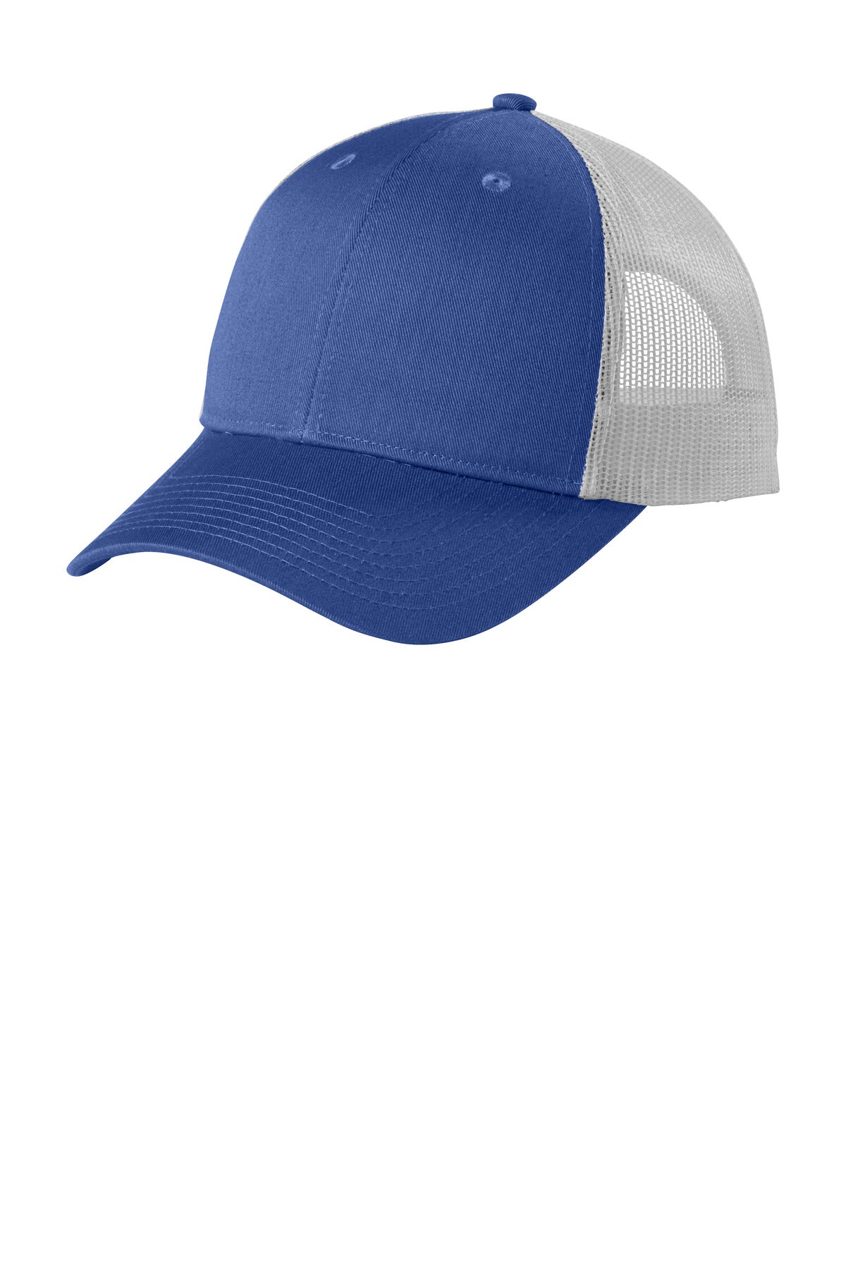 Port Authority Low-Profile Snapback Trucker Cap C402LP True Blue Heather/ Silver Mist