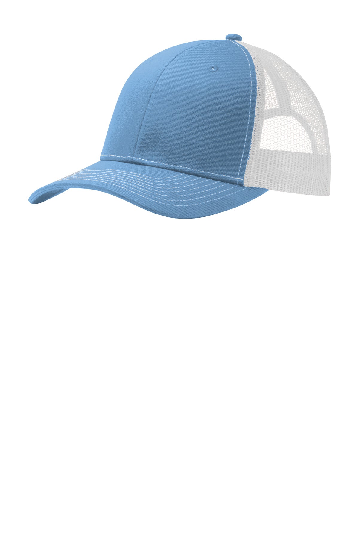 Port Authority Snapback Trucker Cap C402 Carolina Blue/ White