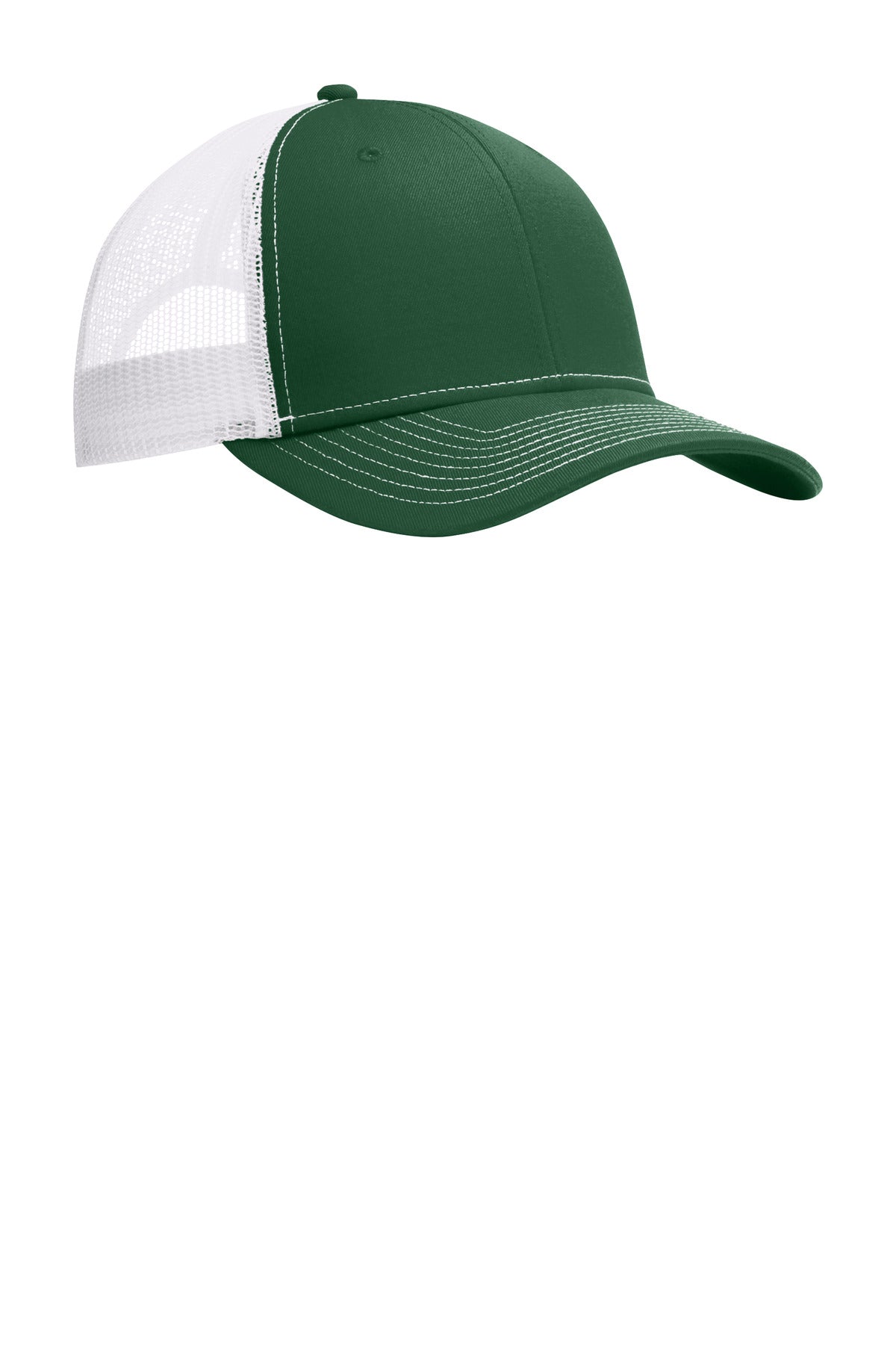 Port Authority Snapback Trucker Cap C402 Forest Green/ White