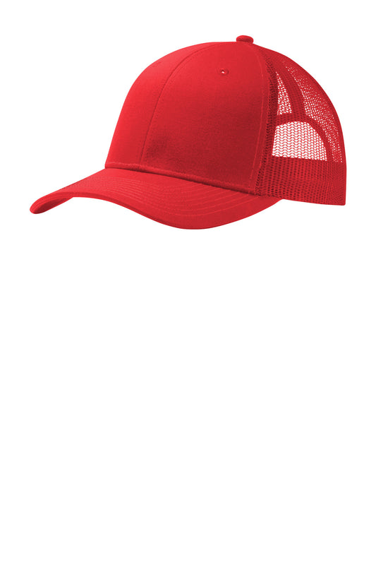 Port Authority Snapback Trucker Cap C402 True Red