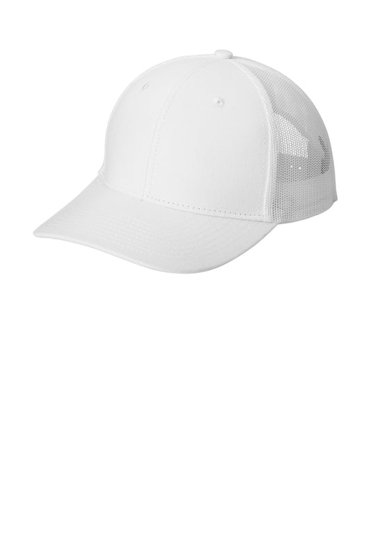 Port Authority Snapback Trucker Cap C402 White