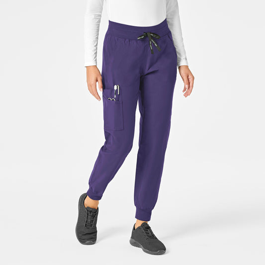 Force Essentials C51113 Jogger Scrub Pant Grape Model Image Front | Carhartt