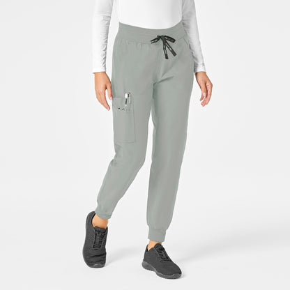 Force Essentials C51113 Jogger Scrub Pants Grey Model Image Front | Carhartt