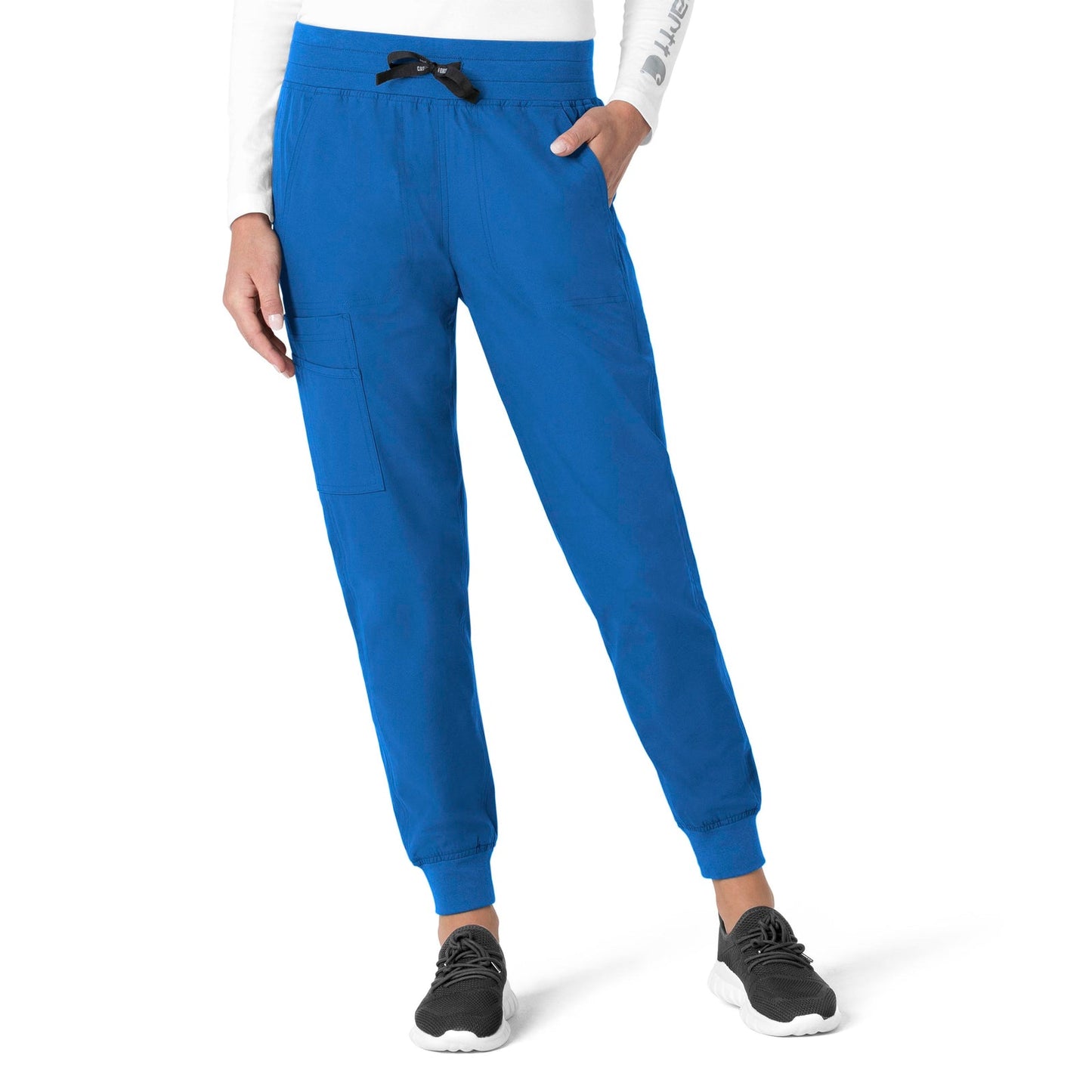 Force Essentials C51113 Jogger Scrub Pant Royal Model Image Front | Carhartt