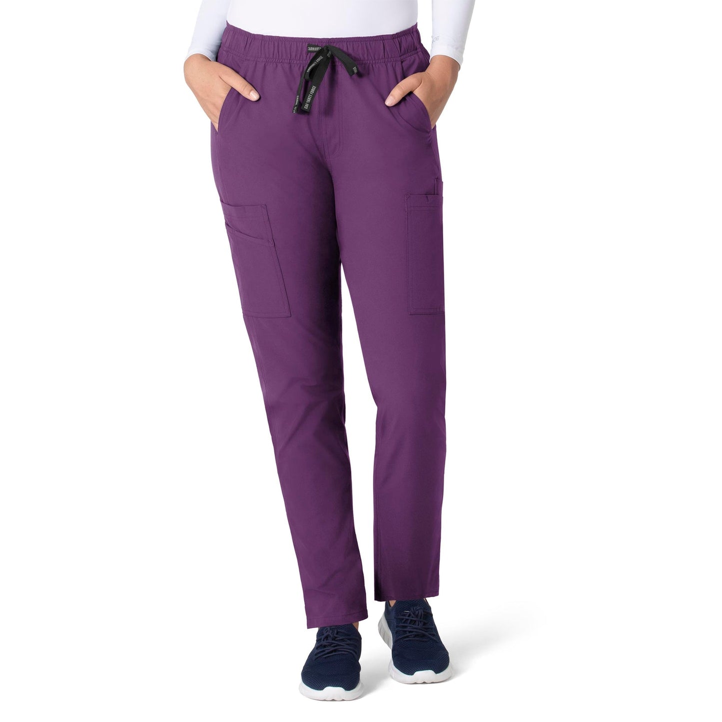 Force Essentials C51213 Straight Leg Scrub Pant Eggplant Model Image Front | Carhartt