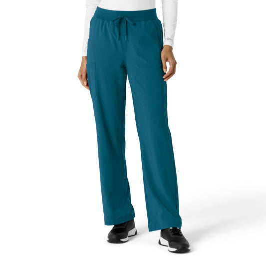 Force Cross-Flex C53310 Boot Cut Scrub Pant Caribbean Model Image Front | Carhartt