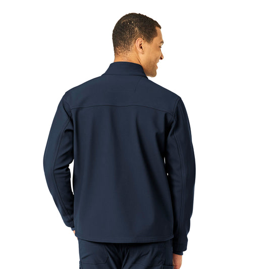 Rugged Flex C80023 Men's Bonded Fleece Jacket Navy