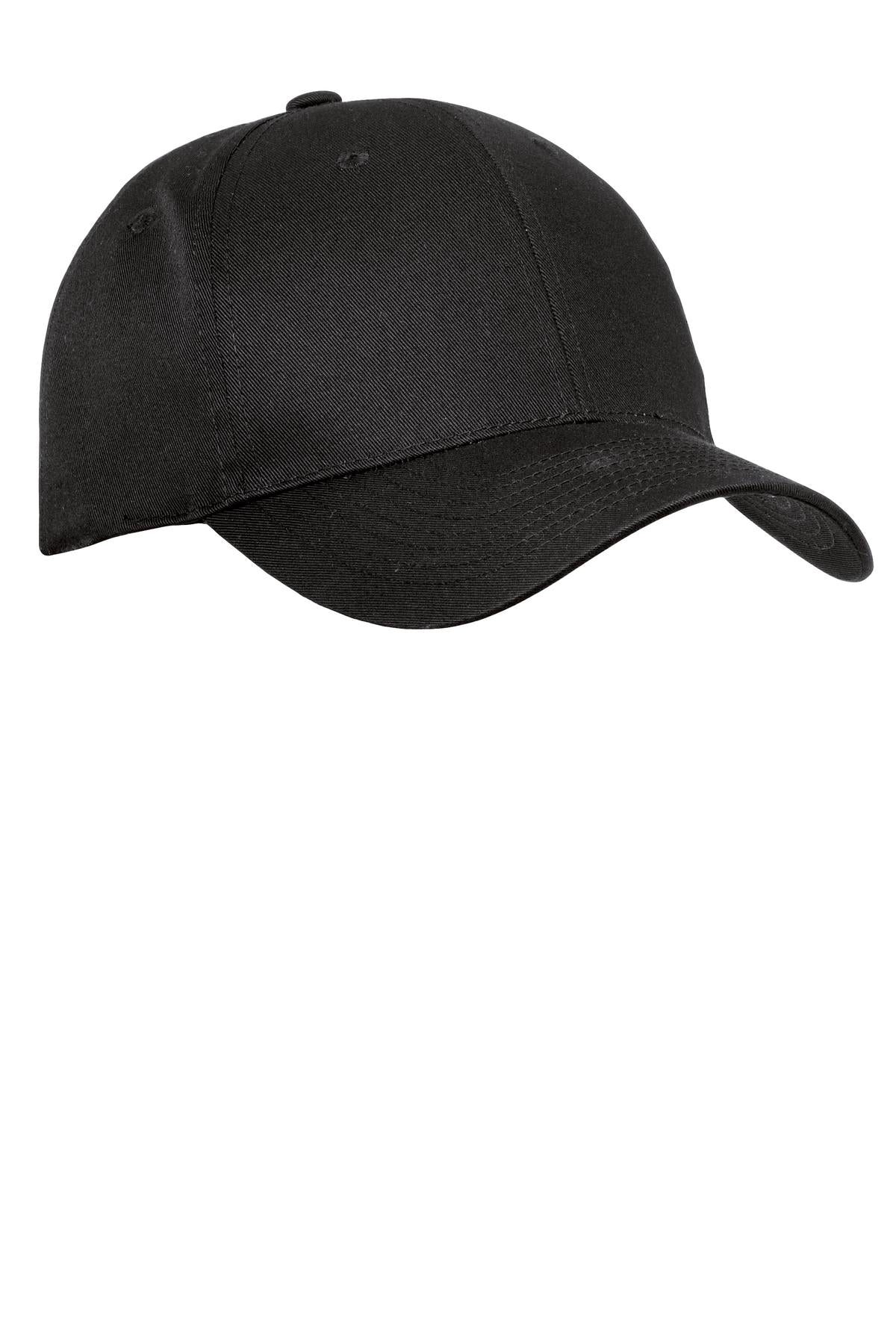 Port Authority Fine Twill Cap C800 Black