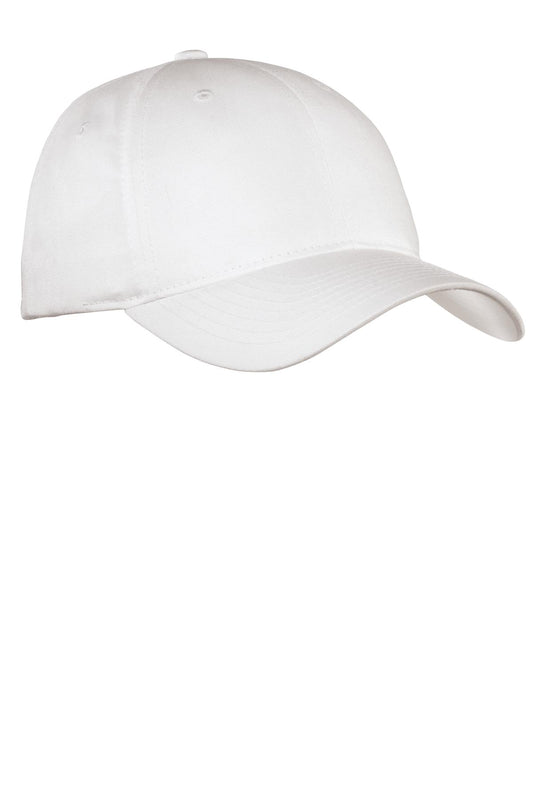 Port Authority Fine Twill Cap C800 White
