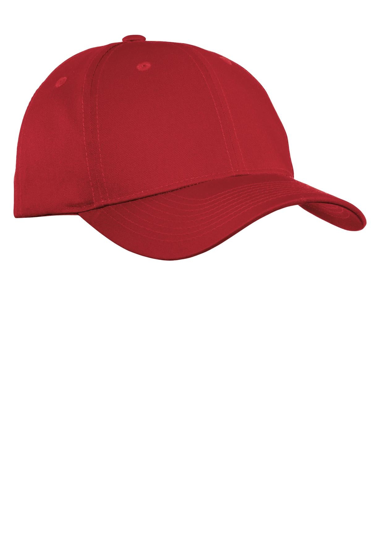 Port Authority Fine Twill Cap C800 Red