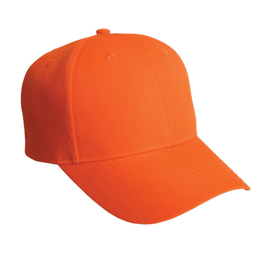 Port Authority Solid Enhanced Visibility Cap C806 Safety Orange