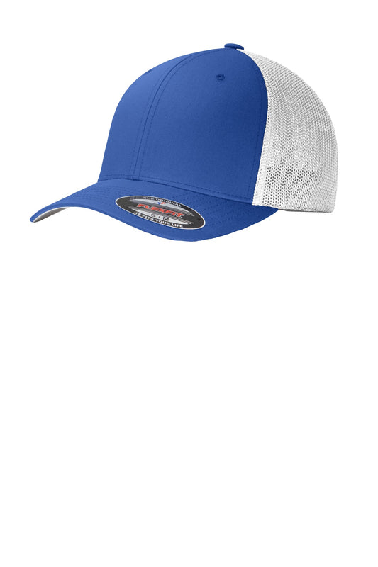 Port Authority Flexfit Mesh Back Cap C812 True Royal/ White